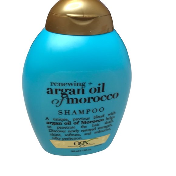 OGX Shampoo, Blue Bottle, Renewing Argan Oil of Morocco , NEW 13 Oz - Picture 1 of 2